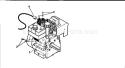 Electric Starter Diagram and Parts List for 536886281  Craftsman Snow Blower
