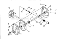 Gear Box Diagram and Parts List for 536886281  Craftsman Snow Blower