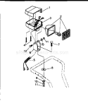 Headlight Diagram and Parts List for 536886281  Craftsman Snow Blower