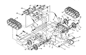 Track Assembly Diagram and Parts List for 536886281  Craftsman Snow Blower