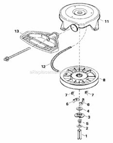 Page P Diagram and Parts List for 536886331  Craftsman Snow Blower