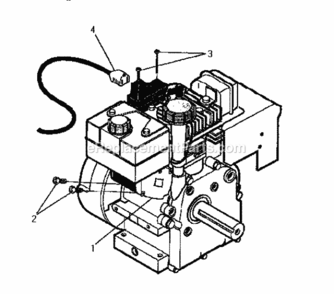Page A Diagram and Parts List for 536886332  Craftsman Snow Blower