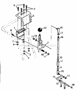Page K Diagram and Parts List for 536886332  Craftsman Snow Blower