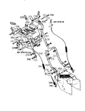 Handle Assembly Diagram and Parts List for 536886350  Craftsman Snow Blower