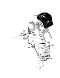 Page M Diagram and Parts List for 536886350  Craftsman Snow Blower