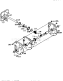 Gear Case Assembly Diagram and Parts List for 536886350  Craftsman Snow Blower