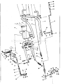 Upper Handle Assembly Diagram and Parts List for 536886500  Craftsman Snow Blower