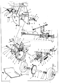 Motor Mount Assembly Diagram and Parts List for 536886500  Craftsman Snow Blower
