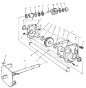 Gear Box Diagram and Parts List for 536886510  Craftsman Snow Blower