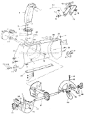 Auger Housing Assembly Diagram and Parts List for 536886510  Craftsman Snow Blower