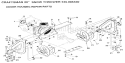 Auger Housing Diagram and Parts List for 536886530  Craftsman Snow Blower