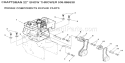 Engine Components Diagram and Parts List for 536886530  Craftsman Snow Blower