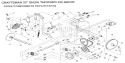 Drive Components Diagram and Parts List for 536886530  Craftsman Snow Blower
