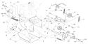 Frame Components Diagram and Parts List for 536886531  Craftsman Snow Blower