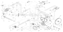 Drive Components Diagram and Parts List for 536886531  Craftsman Snow Blower