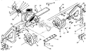 Auger Housing Repair Part Diagram and Parts List for 536886540  Craftsman Snow Blower