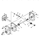 Gear Box Diagram and Parts List for 536886621  Craftsman Snow Blower