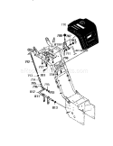 Page K Diagram and Parts List for 536886650  Craftsman Snow Blower