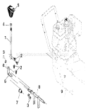 Shift Yoke Diagram and Parts List for 536886811  Craftsman Snow Blower