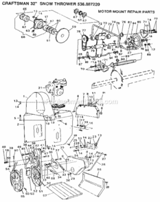 Part Location Diagram of 169 Craftsman Information