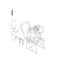 Shift Yoke Diagram and Parts List for 536887250  Craftsman Snow Blower
