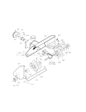 Auger Housing Diagram and Parts List for 536887250  Craftsman Snow Blower