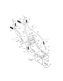 Handle Diagram and Parts List for 536887251  Craftsman Snow Blower