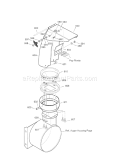 26" 7.75Hp Discharge Chute Diagram and Parts List for 536887750  Craftsman Snow Blower