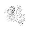 Frame Diagram and Parts List for 536887752  Craftsman Snow Blower