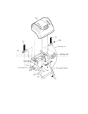 Control Panel Diagram and Parts List for 536887752  Craftsman Snow Blower