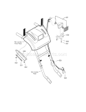 Headlight Diagram and Parts List for 536887752  Craftsman Snow Blower