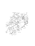 Drive Diagram and Parts List for 536887992  Craftsman Snow Blower