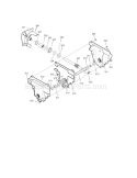 Gear Case Diagram and Parts List for 536887993  Craftsman Snow Blower