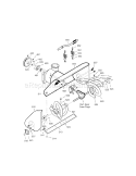 Auger Housing Diagram and Parts List for 536887995  Craftsman Snow Blower