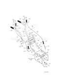 Handle Diagram and Parts List for 536887995  Craftsman Snow Blower