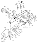 Auger Housing Diagram and Parts List for 536887996  Craftsman Snow Blower