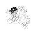 Frame Diagram and Parts List for 536888110  Craftsman Snow Blower