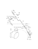 Chute Rod Diagram and Parts List for 536888110  Craftsman Snow Blower