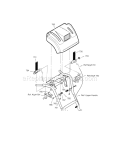 Control Panel Diagram and Parts List for 536888110  Craftsman Snow Blower