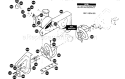 Auger Housing Assembly Diagram and Parts List for 536888400  Craftsman Snow Blower