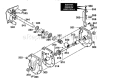 Gear Case Assembly Diagram and Parts List for 536888600  Craftsman Snow Blower