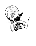 Drift Cutter Assembly Diagram and Parts List for 536889250  Craftsman Snow Blower