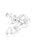 Auger Housing Diagram and Parts List for 536889250  Craftsman Snow Blower