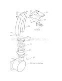 Part Location Diagram of 704215 Murray COLLAR,CHUTE ROTATION