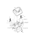 Control Panel Diagram and Parts List for 536889251  Craftsman Snow Blower