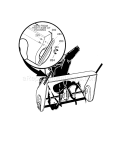 Drift Cutter Assembly Diagram and Parts List for 536889251  Craftsman Snow Blower