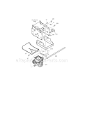 Drive Diagram and Parts List for 536889252  Craftsman Snow Blower