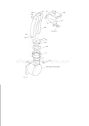Discharge Chute Diagram and Parts List for 536889252  Craftsman Snow Blower