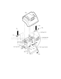 Control Panel Diagram and Parts List for 536889253  Craftsman Snow Blower