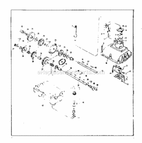 Page D Diagram and Parts List for 53696320  Craftsman Lawn Tractor